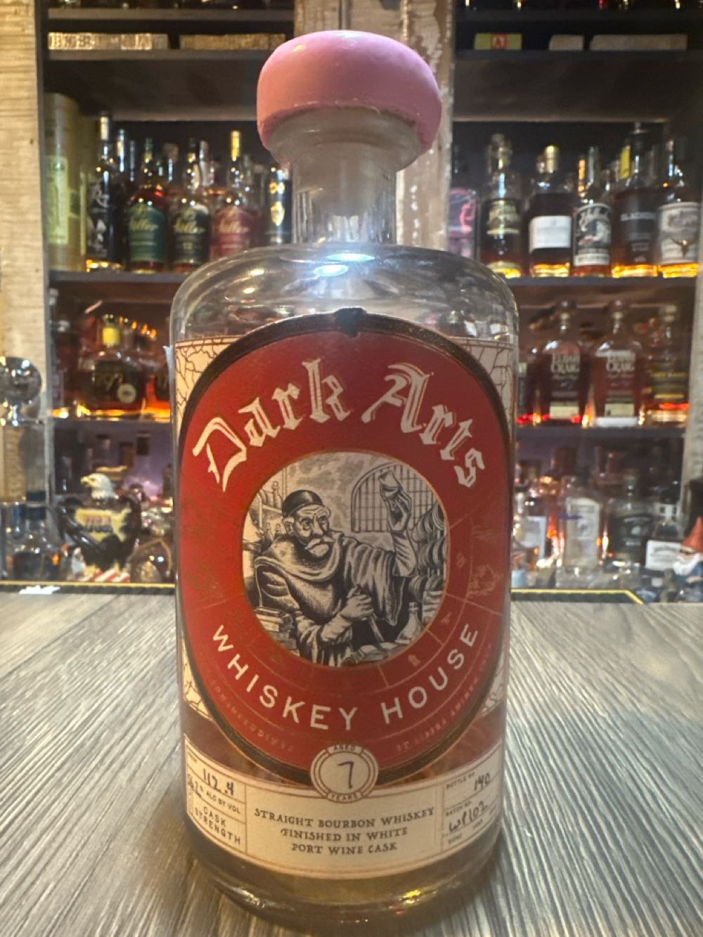 Dark Arts Straight Bourbon Whiskey Finished in White Port Wine Cask-Cask Strength*Barrel Society Pick* Strawberry Shortcake