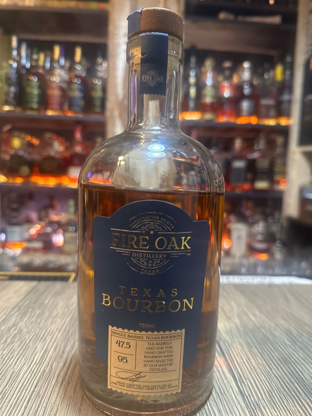 Fire Oak Distillery Single Barrel Texas Bourbon