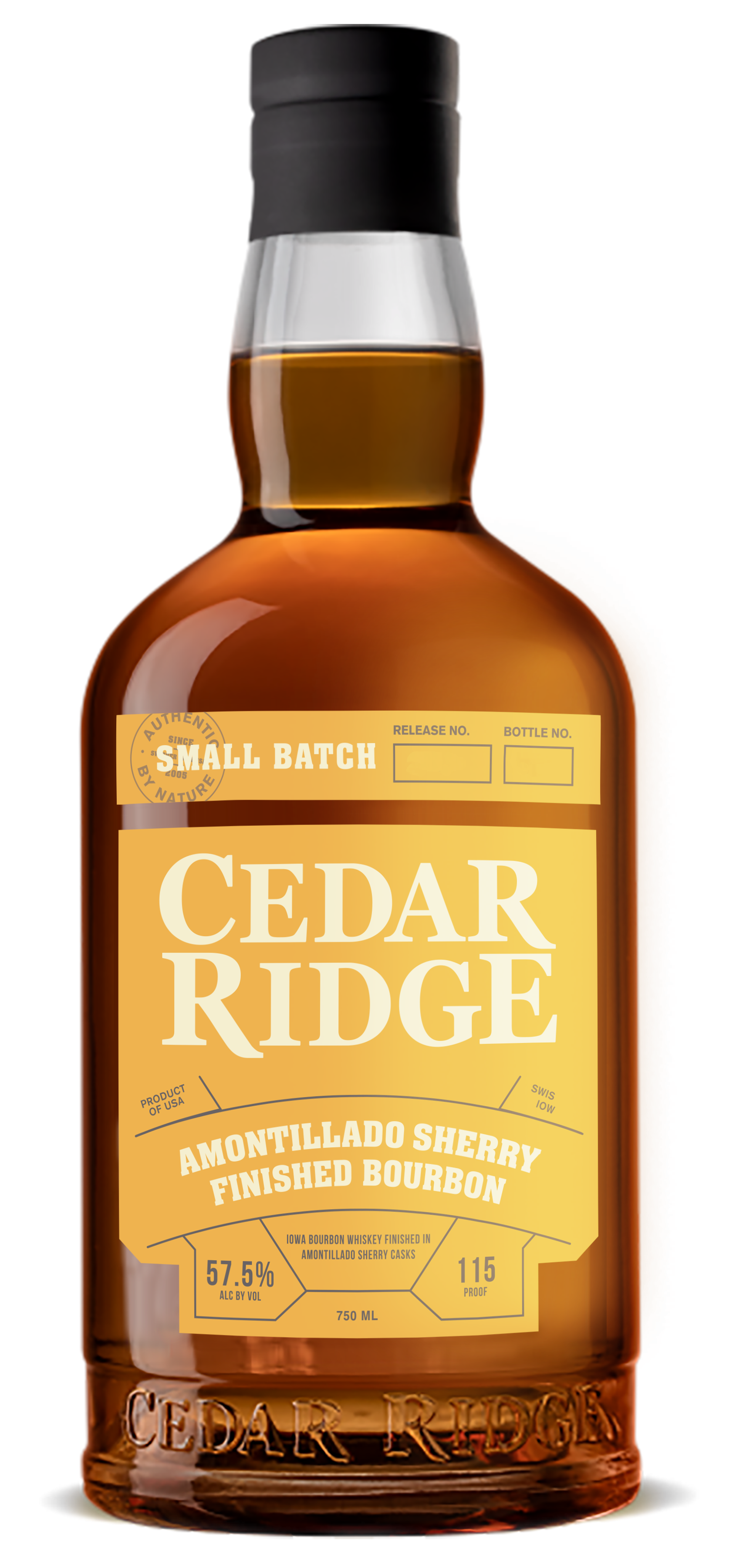 Cedar Ridge Small Batch Amontillado Sherry Finished Bourbon