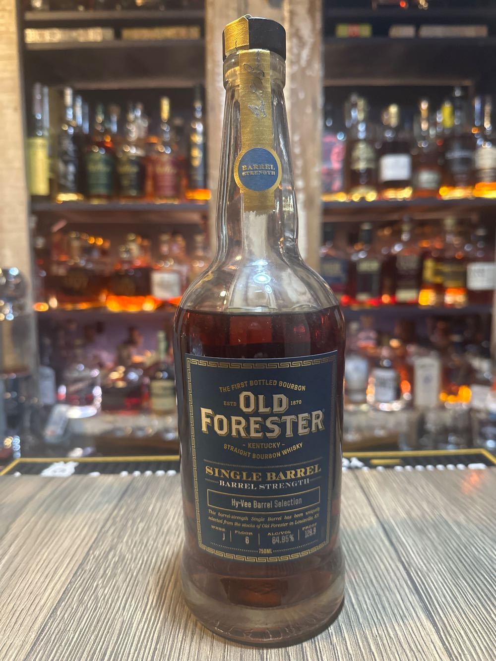 Old Forester Single Barrel Barrel Strength Hy-Vee Selection