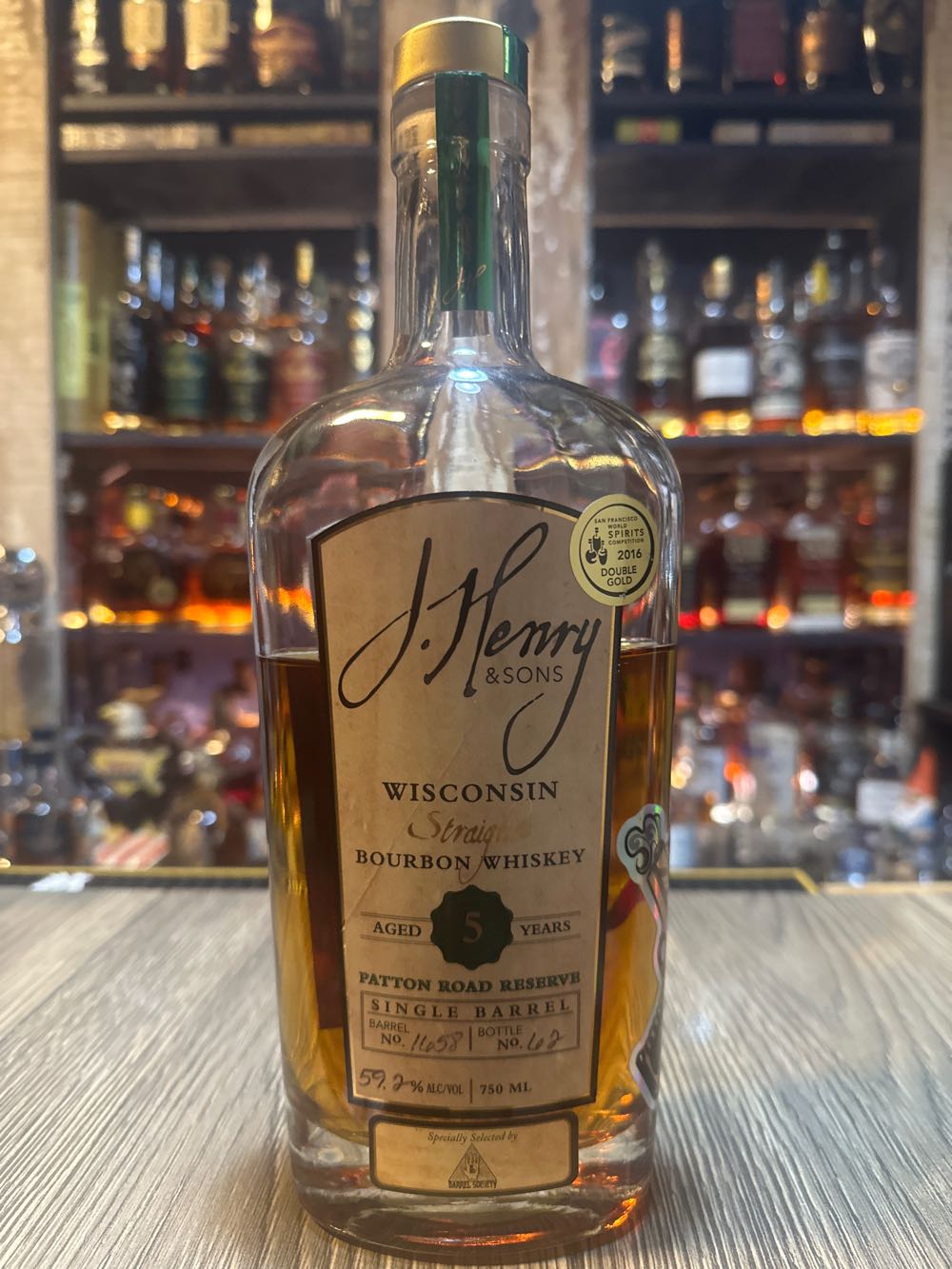 J. Henry & Sons Patton Road Reserve Single Barrel *Barrel Society Pick* “Gunsmoke”