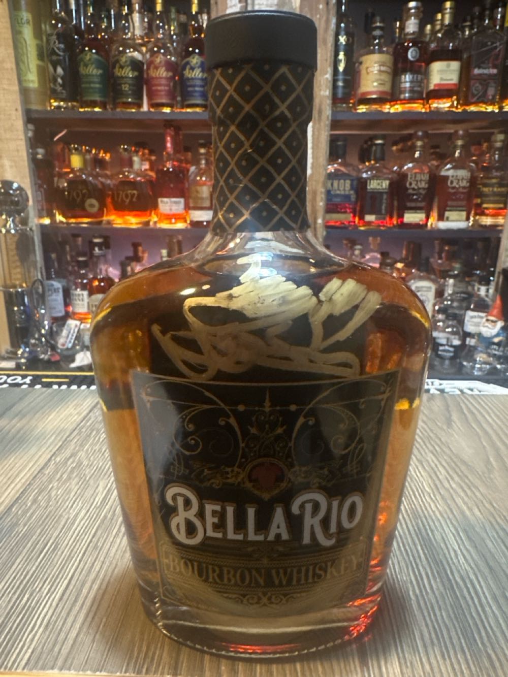 Bella Rio Bourbon Whiskey Rick Nielsen autographed
