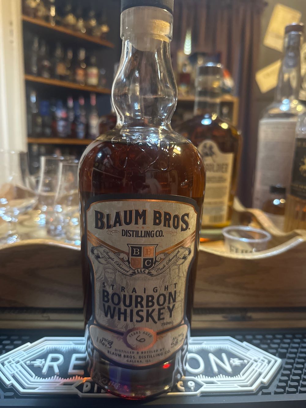 Blaum Brothers 6 year Straight Bourbon Single Barrel Cask Strength Double Oaked 5.21.2026