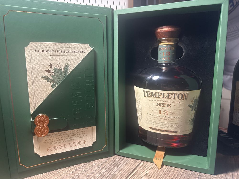 Templeton Rye 13 Year The Hidden Stash Limited Release Batch 1