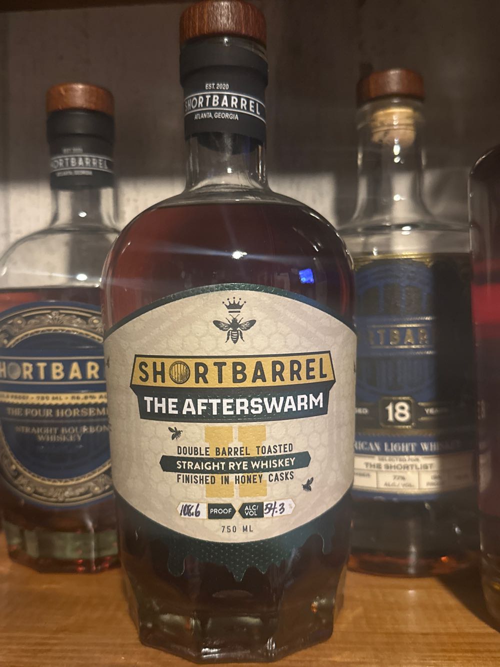 Shortbarrell The Afterswarm II Double Barrel Rye Finished in Honey Casks