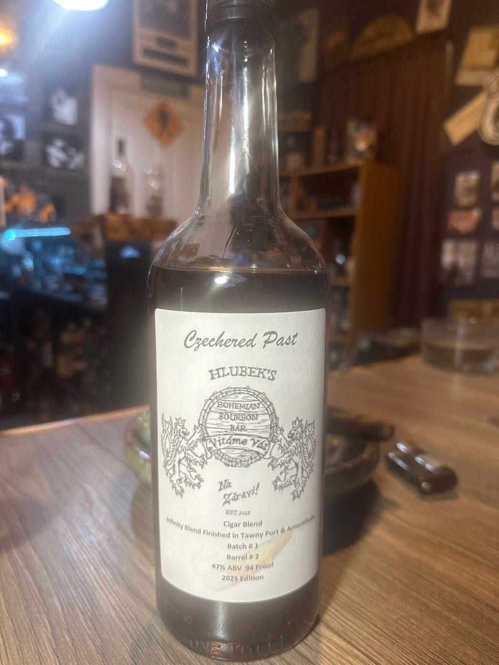 Czechered Past Cigar Blend #1 2025 Tawny Port & Amntillado Finished