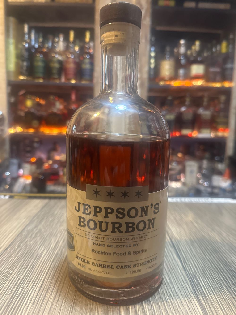 Jeppson’s Bourbon Single Barrel Cask Strength Rockton Food & Spirit Store Pick