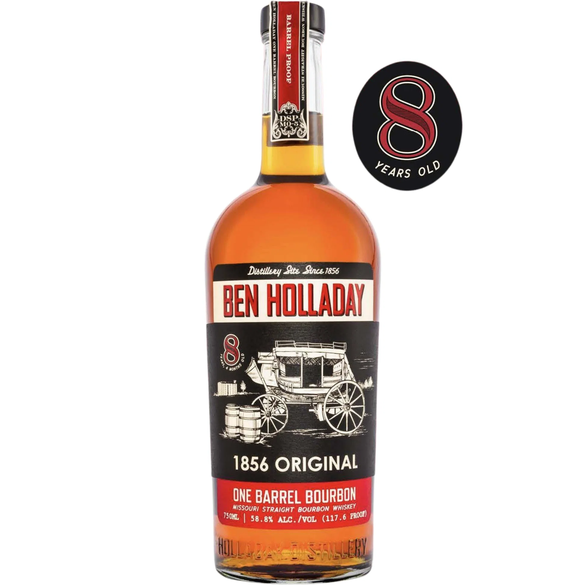 Ben Holladay 8 Years 1856 Original One Barrel Bourbon