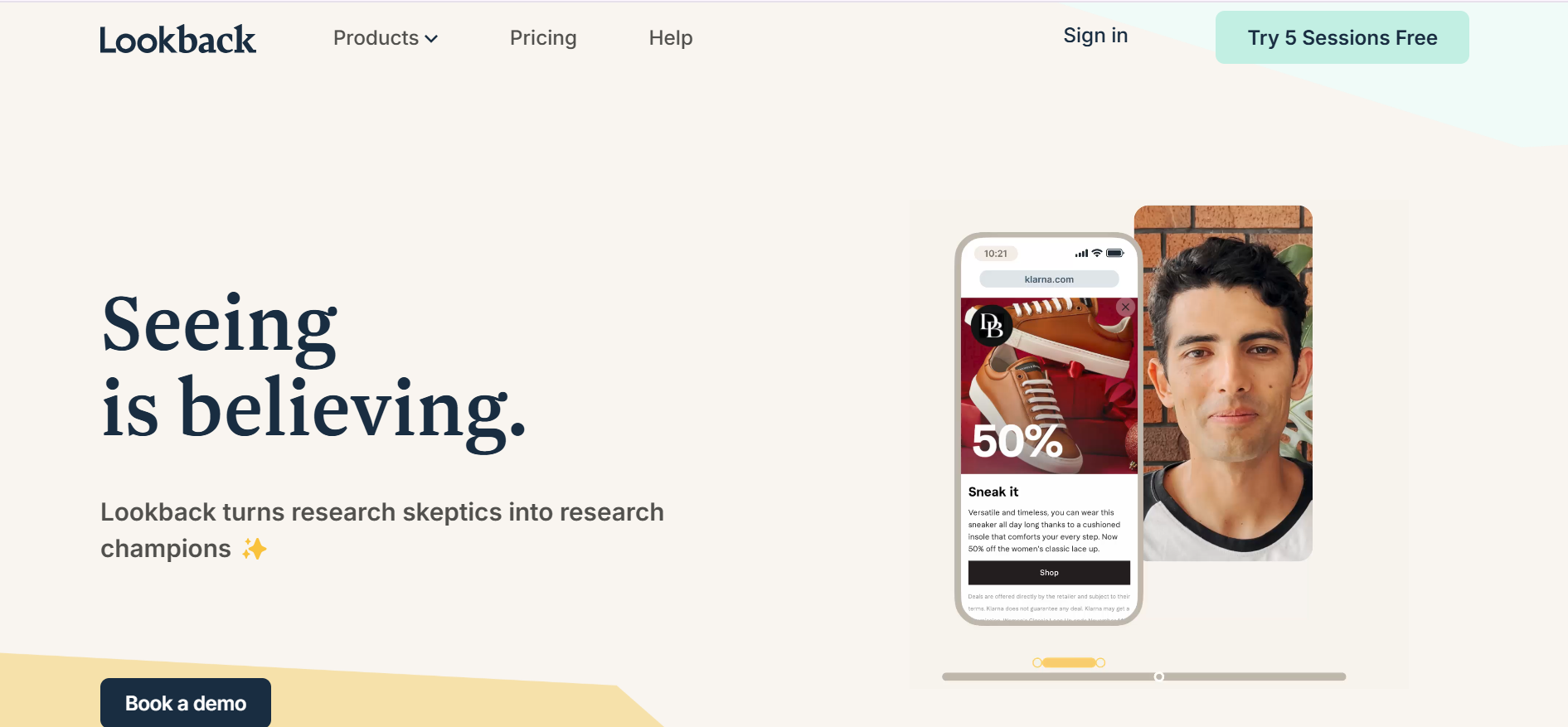 Lookback website