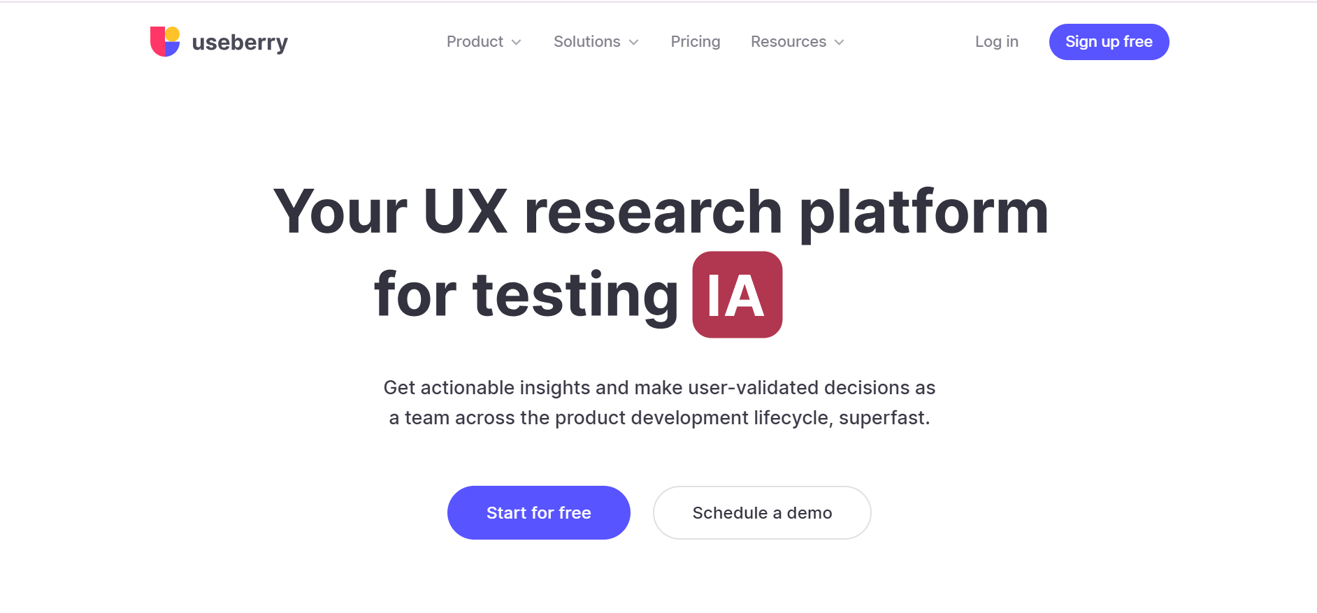 Useberry website