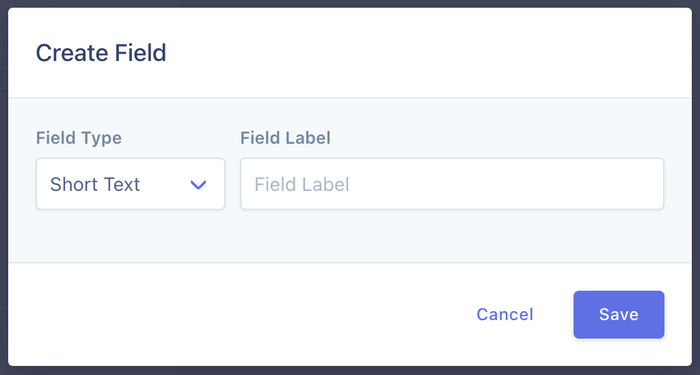 Create a custom field