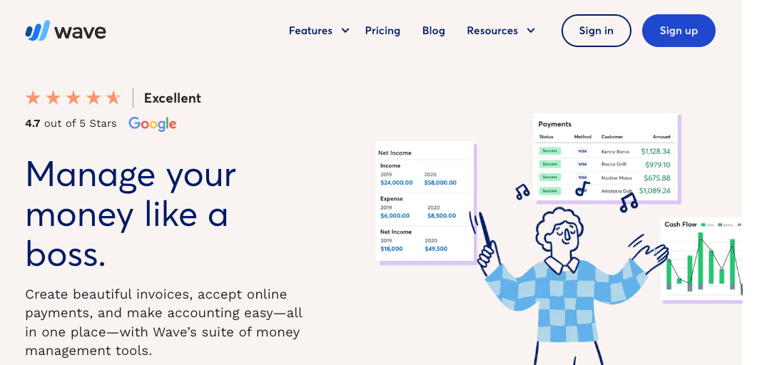 Wave website
