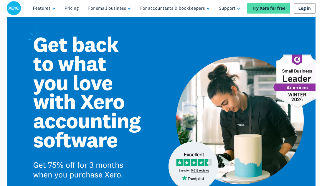 Xero website