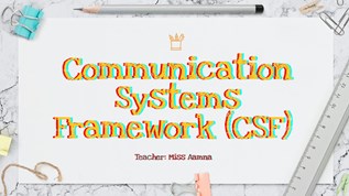 Communication Systems Framework By Aamna Ahmed On Emaze