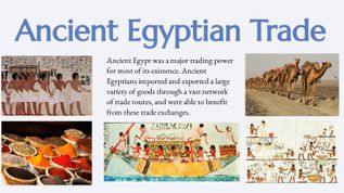 ancient egyptian trade goods