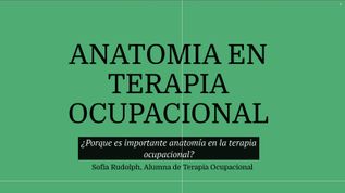 anatomia en terapia ocupacional by  on emaze