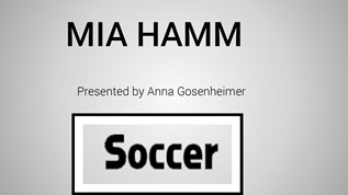 Mia Hamm by Anna on emaze