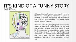 Its kind of a funny story by jadenddaniels on emaze Its kind of a funny story by jadenddaniels on emaze