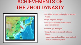 zhou dynasty achievements