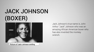 Did Jack Johnson Invent the Monkey Wrench?