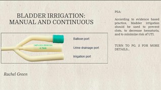 continuous bladder irrigation