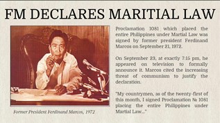 ferdinand marcos martial law declaration