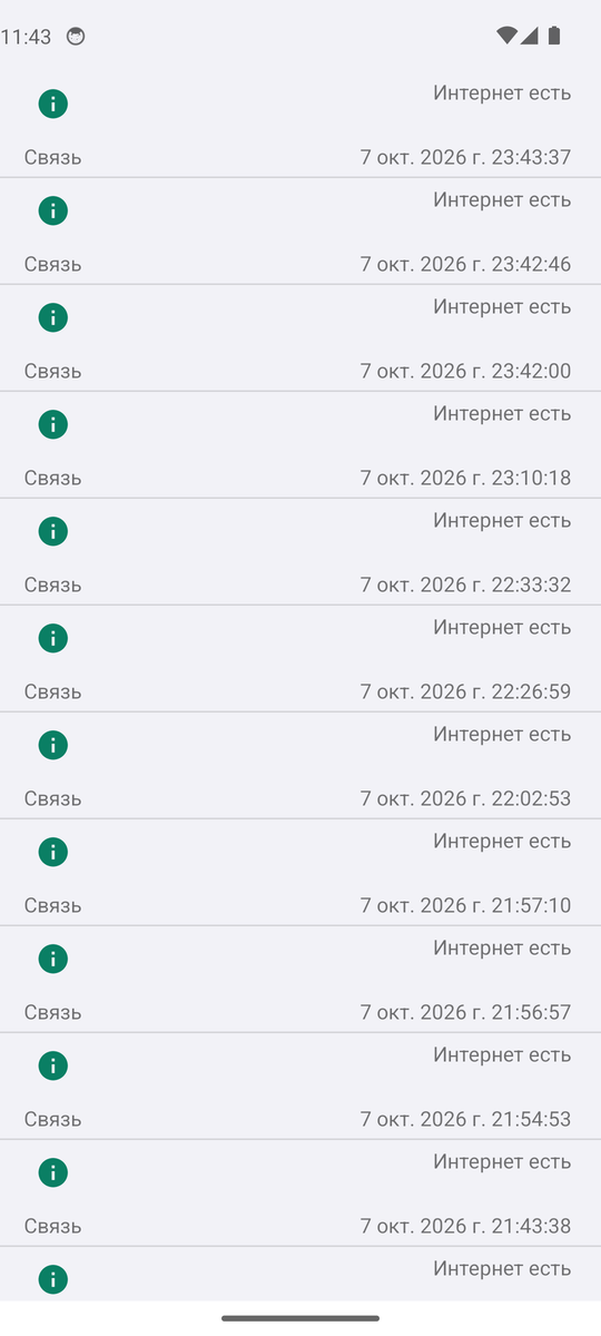 Журнал приложения на русском