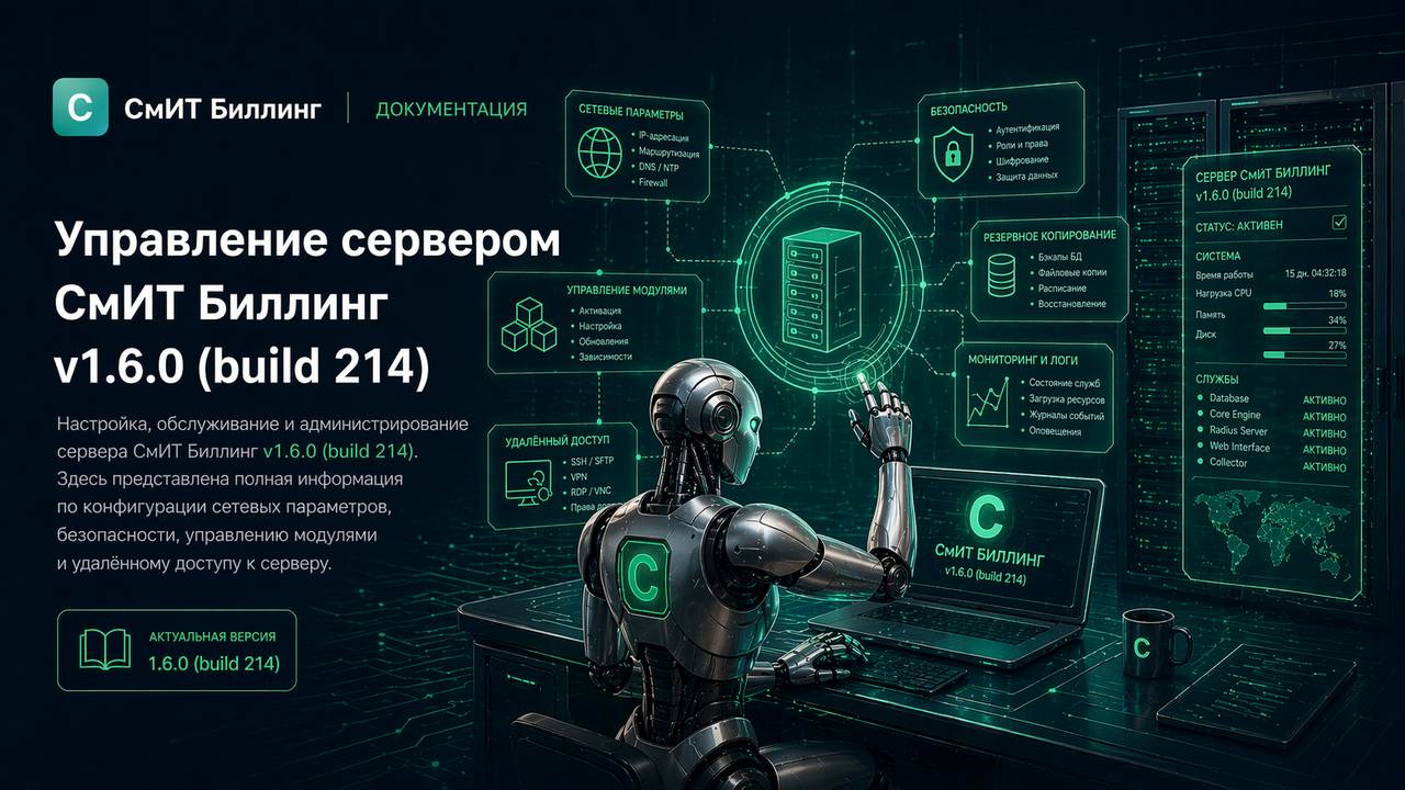 Управление сервером