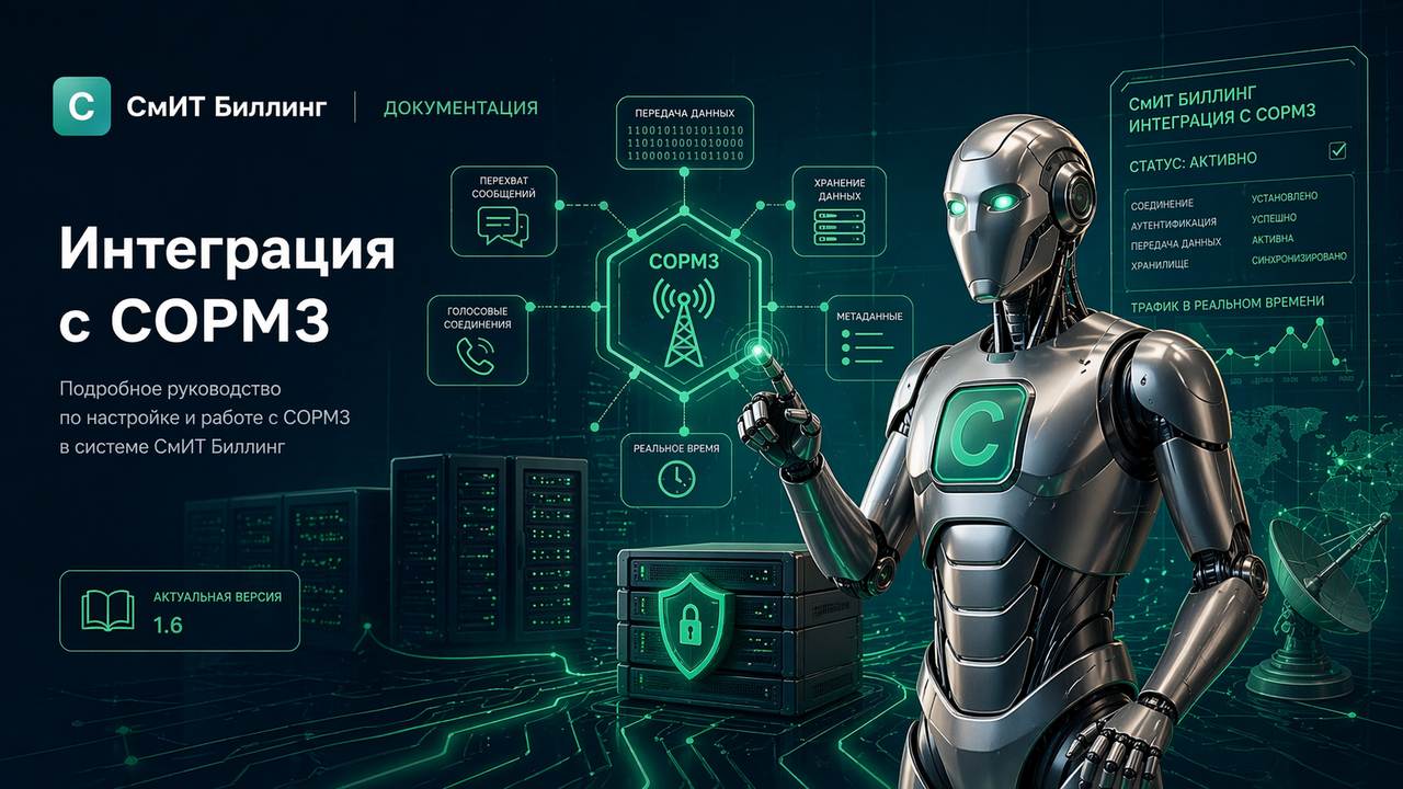 Интеграция с СОРМ