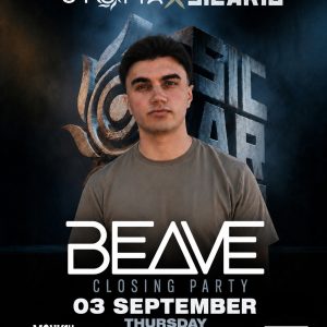 Monkey Beach Club Headliner BEAVE Event 3rd September