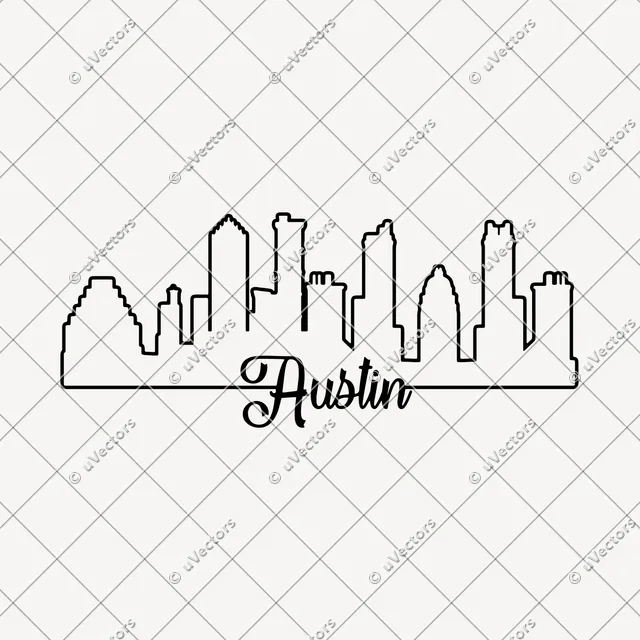 Austin Outlines Outline SVG