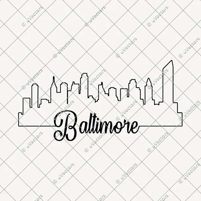 Baltimore Outline SVG