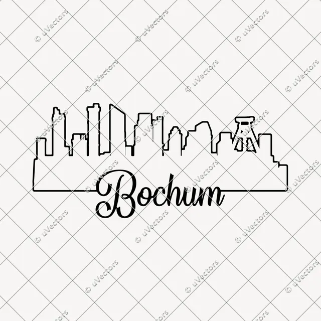 Bochum Outline SVG