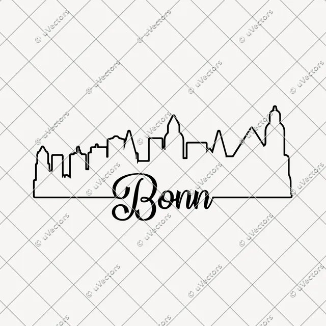 Bonn Outline SVG