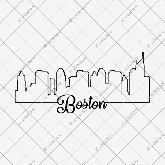 Boston Outline SVG