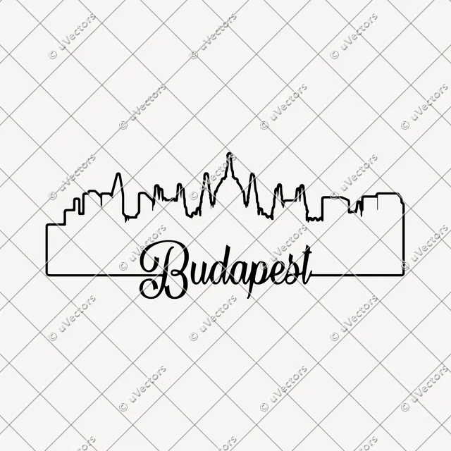 Budapest Outline SVG