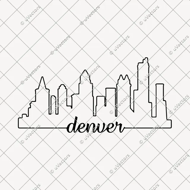 Denver Outlines Outline SVG