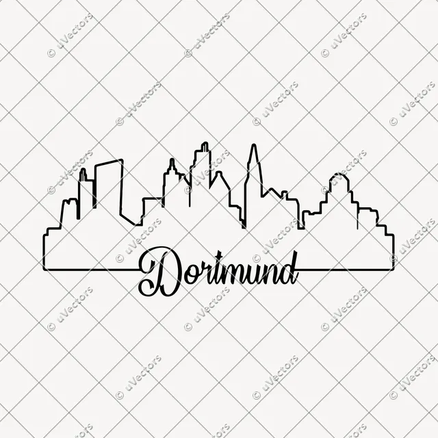 Dortmund Outline SVG