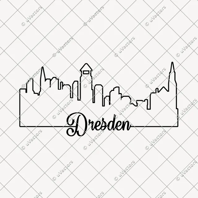 Dresden Outline SVG