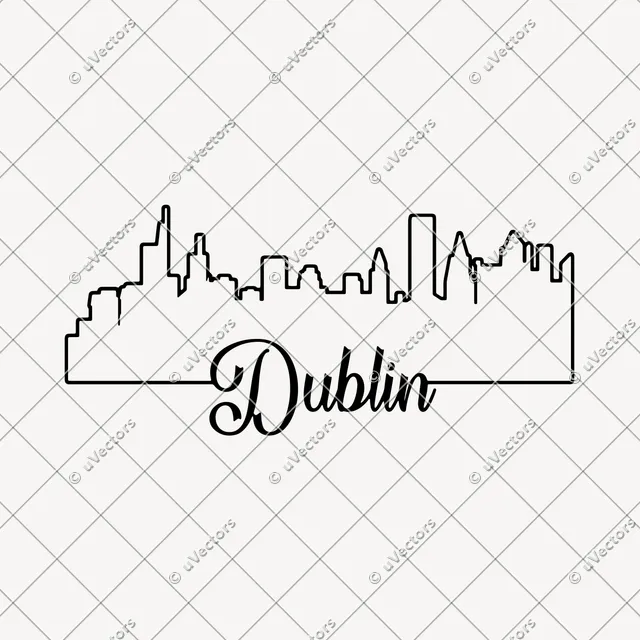 Dublin Outline SVG