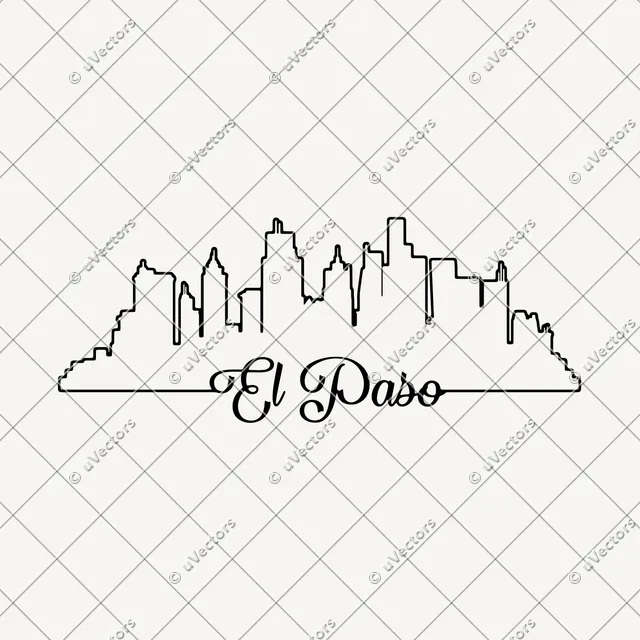 El Paso Outline SVG