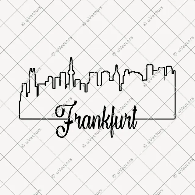 Frankfurt Outline SVG
