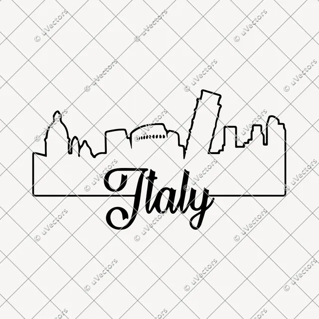 Italy Outline SVG