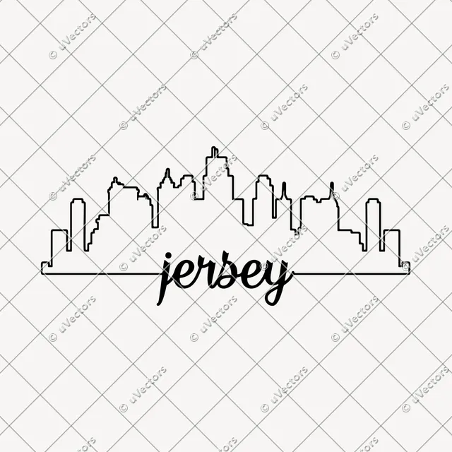 Jersey Outline SVG