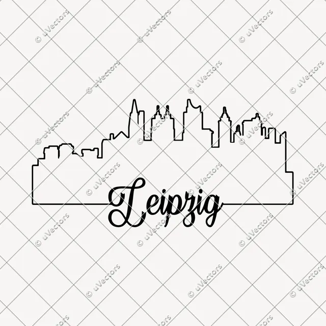 Leipzig Outline SVG
