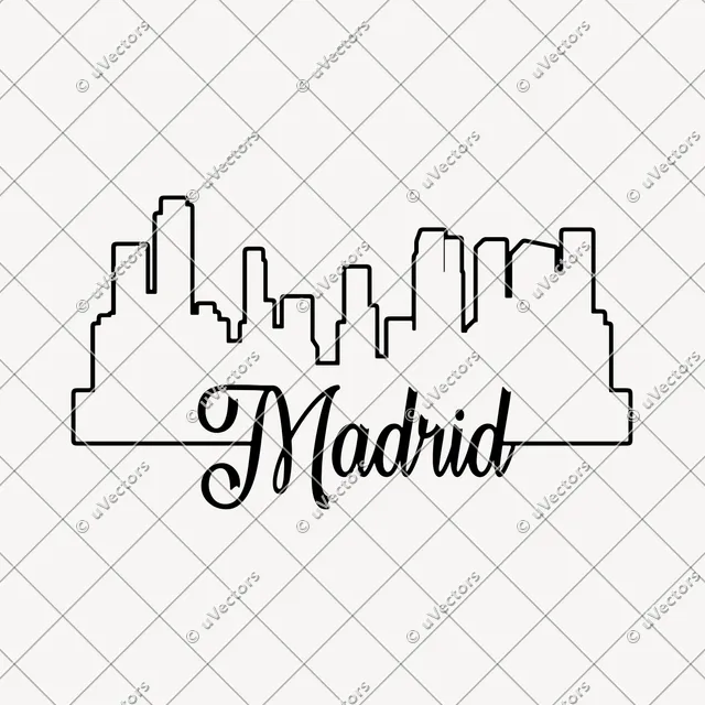 Madrid Outline SVG