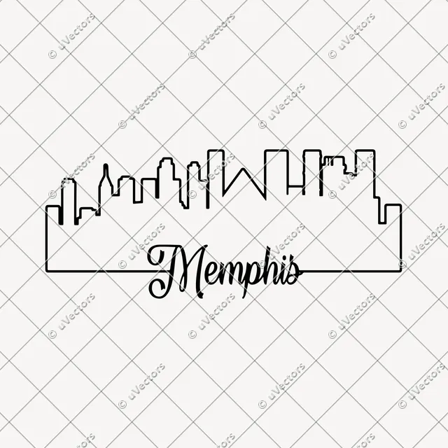 Memphis Outline SVG