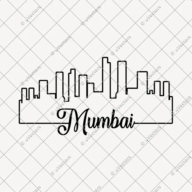 Mumbai Outline SVG