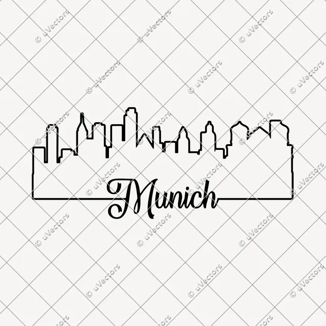 Munich Outline SVG