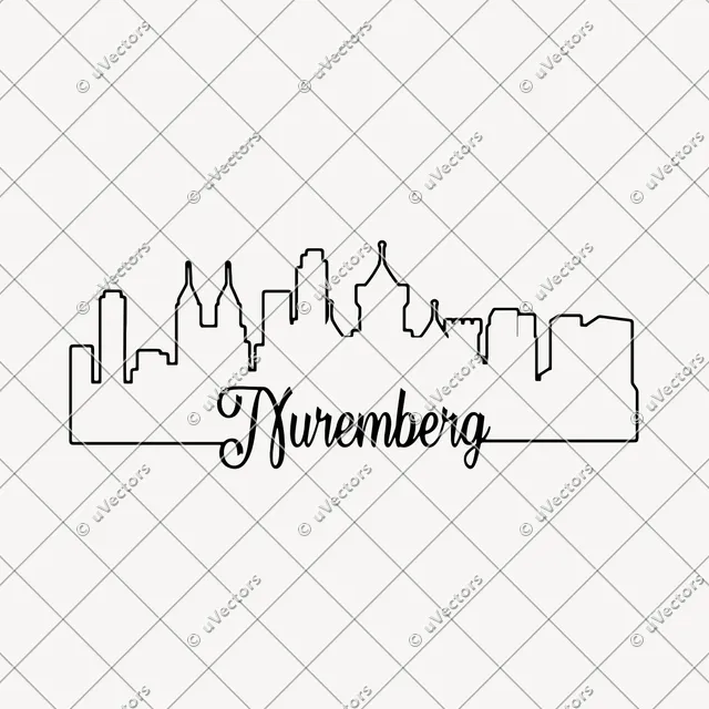 Nuremberg Outline SVG